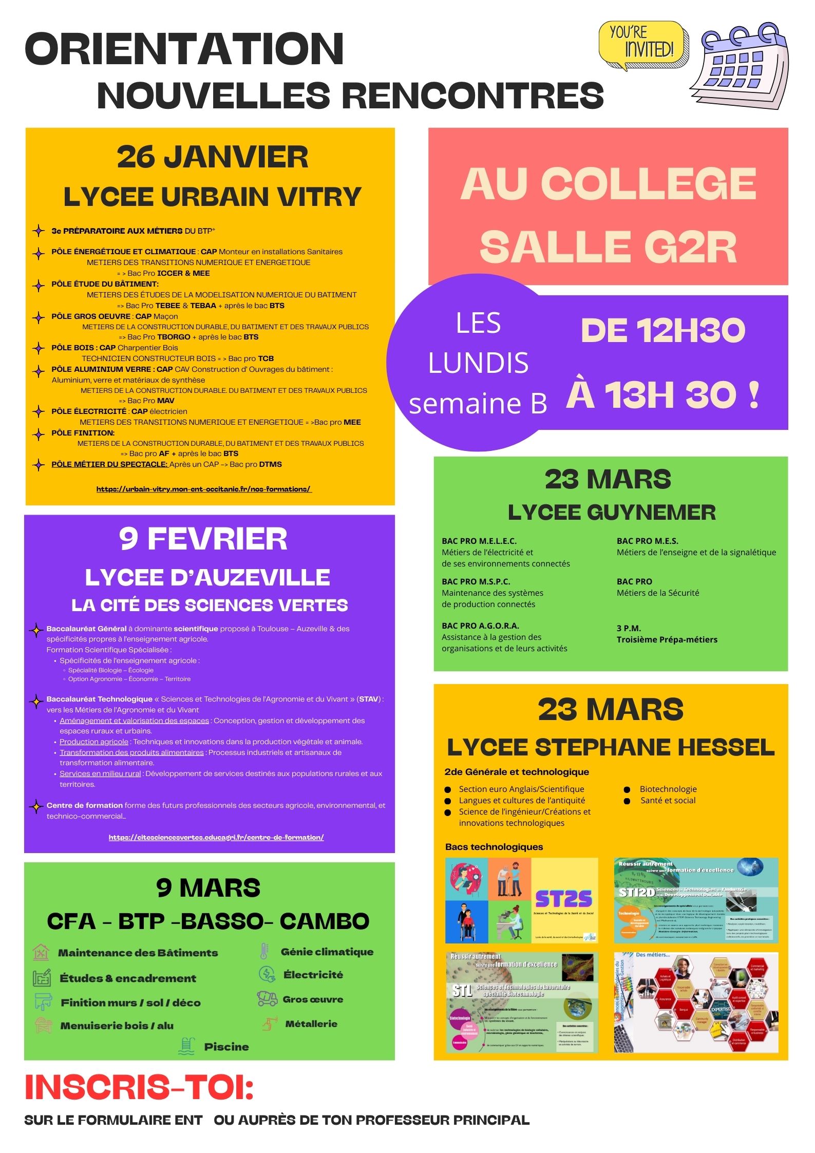 Orientation rencontres